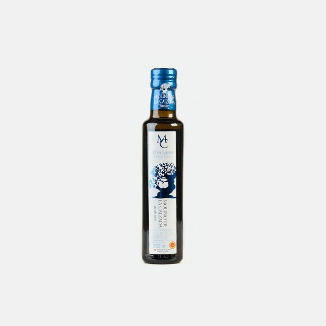 Imagen Producto Caja Molino de la Calzada D'Origen dórica 250ML Aceite de Oliva Virgen Extra