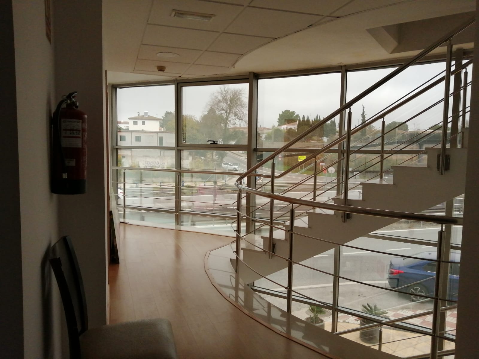 Escaleras Hotel El Cruce de la Moraleda