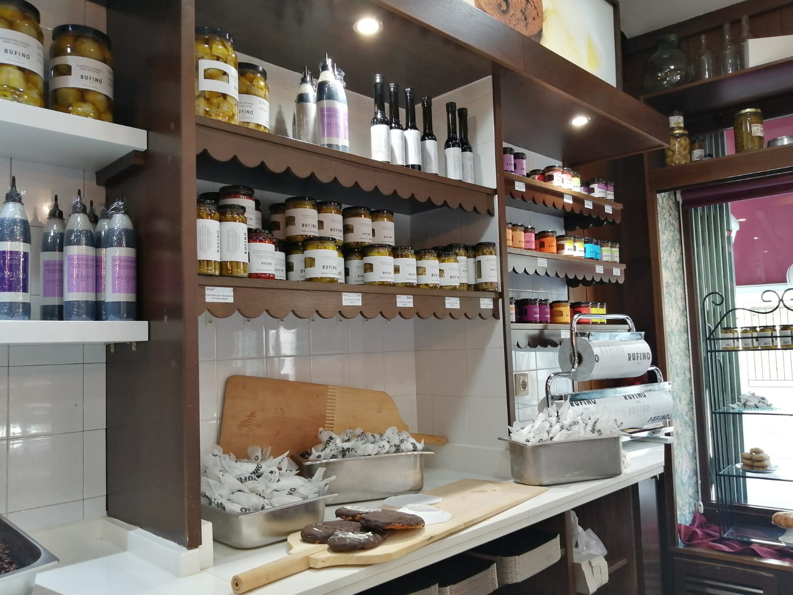 Escaparate de productos